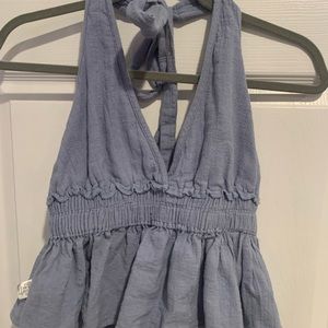 cute tie up halter top
